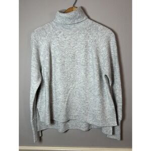 Gray Sweater Long‎ Sleeve Women small Heather Soft